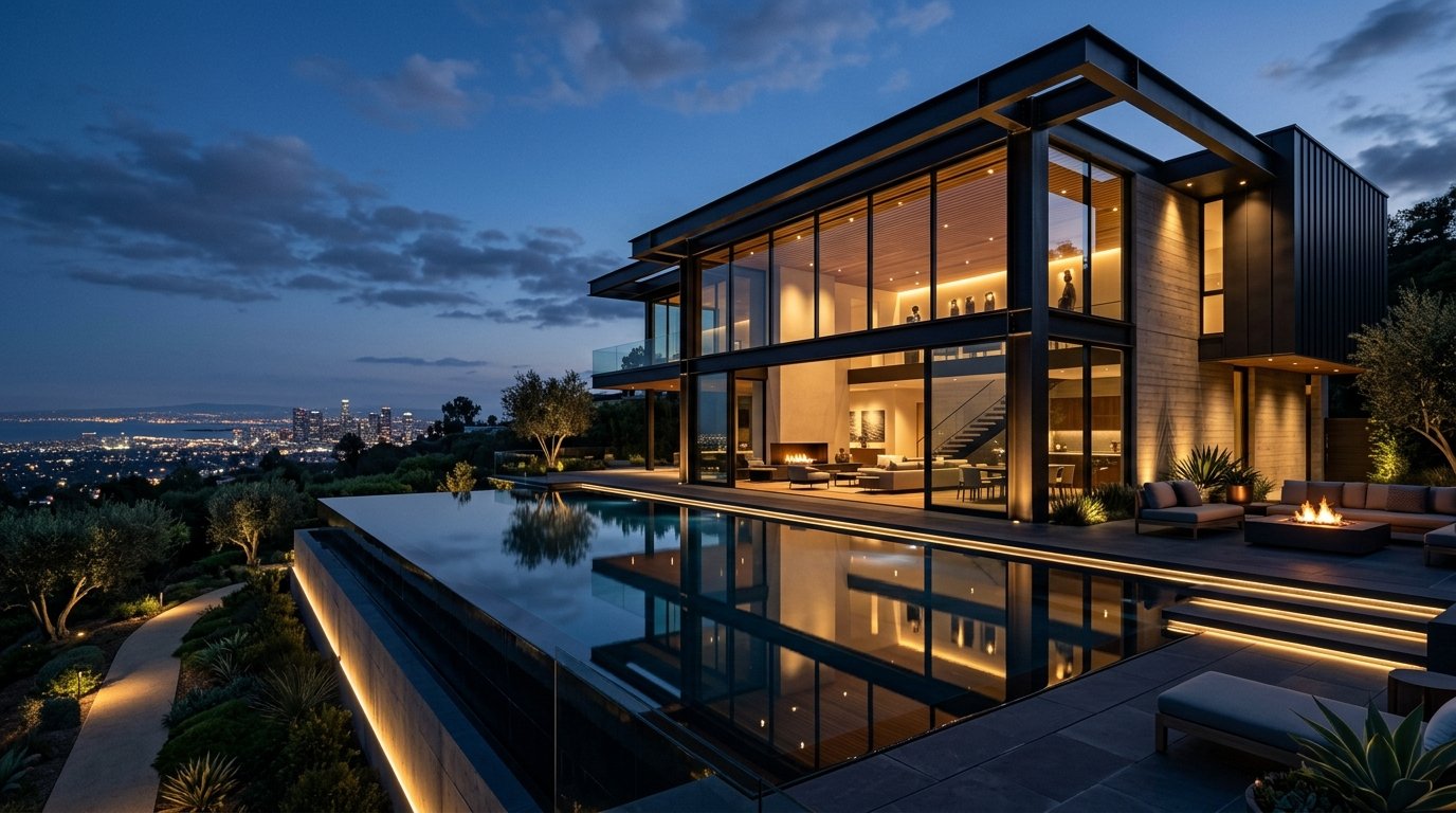Contemporary Glass & Steel